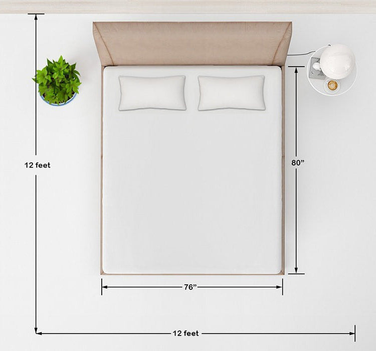 King Latex Mattresses - 76 x 80 - Great for couples who constantly change positions - Also suits families