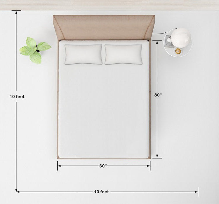 Queen Latex Mattresses - 60 x 80 - Good motion isolation and durability for couples