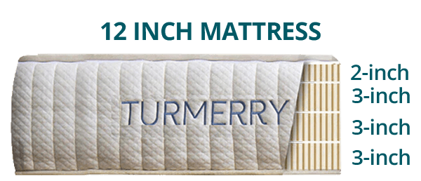 natural latex mattress 12 inch with perfect amount of highest standards for different feel - luxurious feel